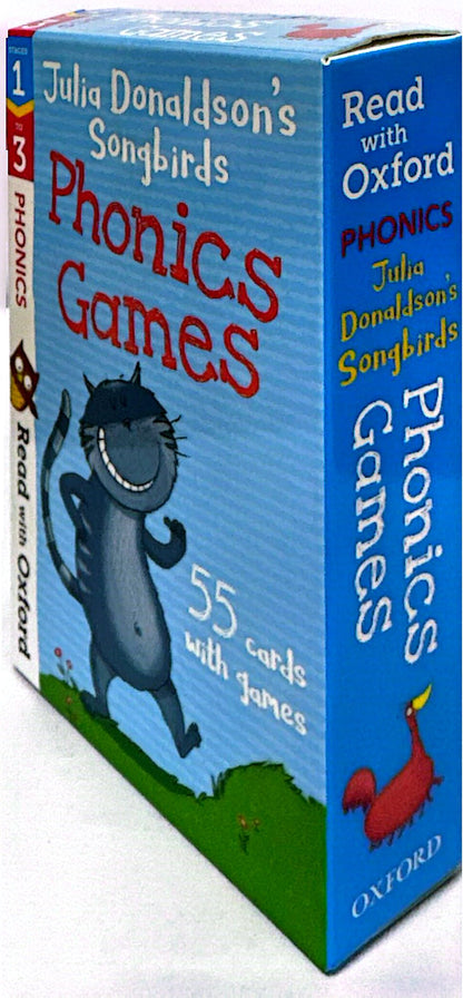 Read with Oxford: Stages 1-3: Julia Donaldson's Songbirds: Phonics Games Flashcards (Cards)