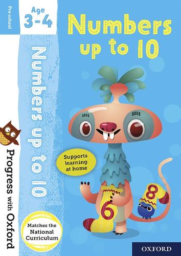 Progress With Oxford: Numbers Up To 10 Age 3-4 (Paperback)