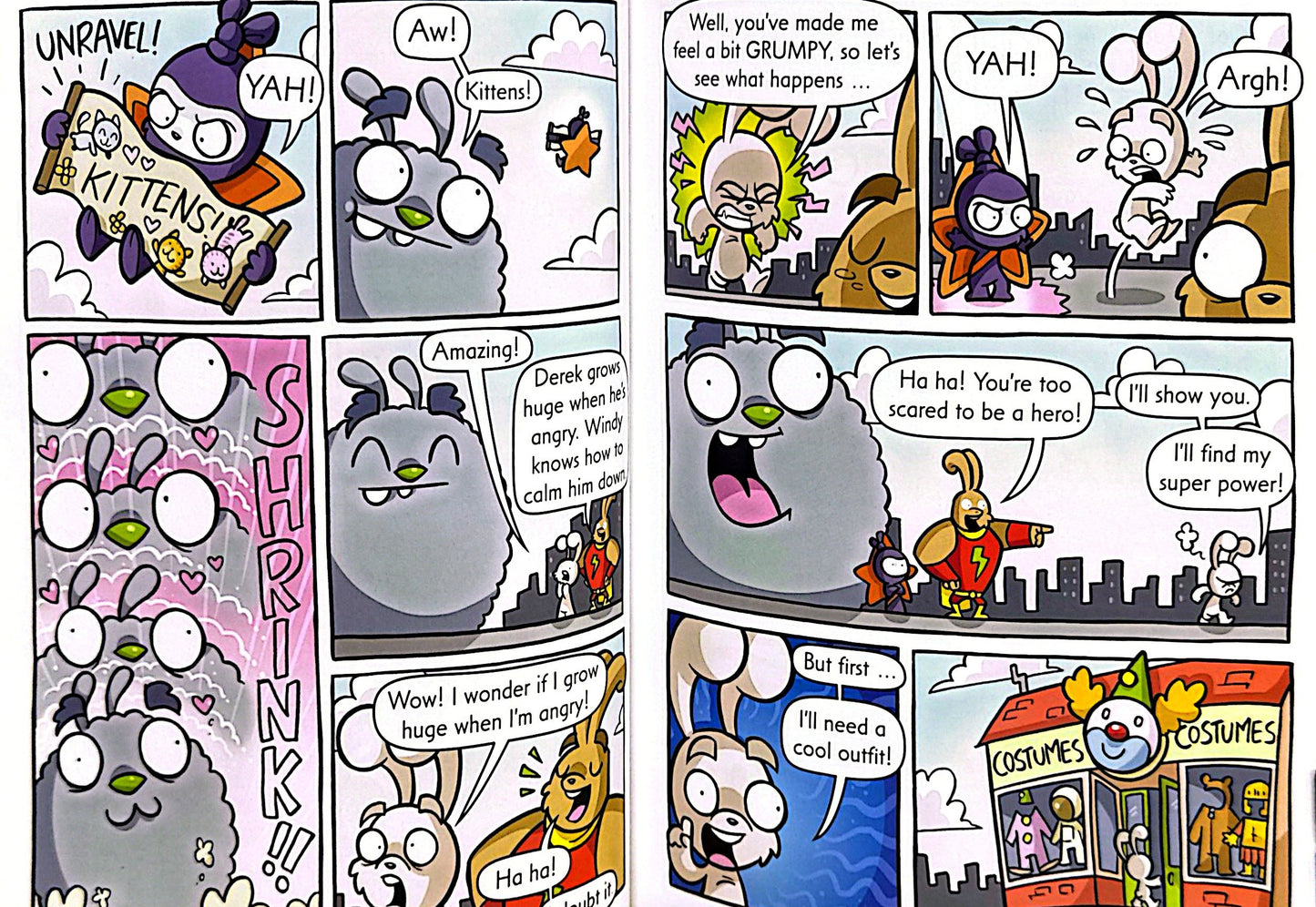 Read with Oxford: Stage 5: Comic Books: Superhero Bunny League (Paperback)