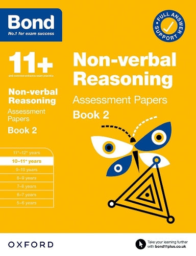 Bond 11+ Non-verbal Reasoning Assessment Papers 10-11 Years Book 2 (for GL Assessment & other 11 plus exams) (Paperback)