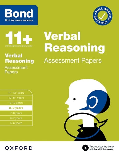 Bond 11+ Verbal Reasoning Assessment Papers 8-9 years (for GL Assessment & other 11 plus exams) (Paperback)