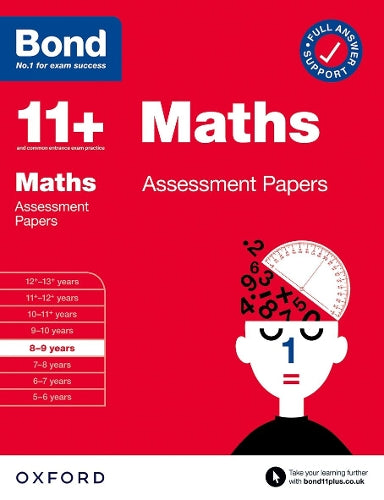 Bond 11+ Maths Assessment Papers 8-9 years (for GL Assessment & other 11 plus exams) (Paperback)