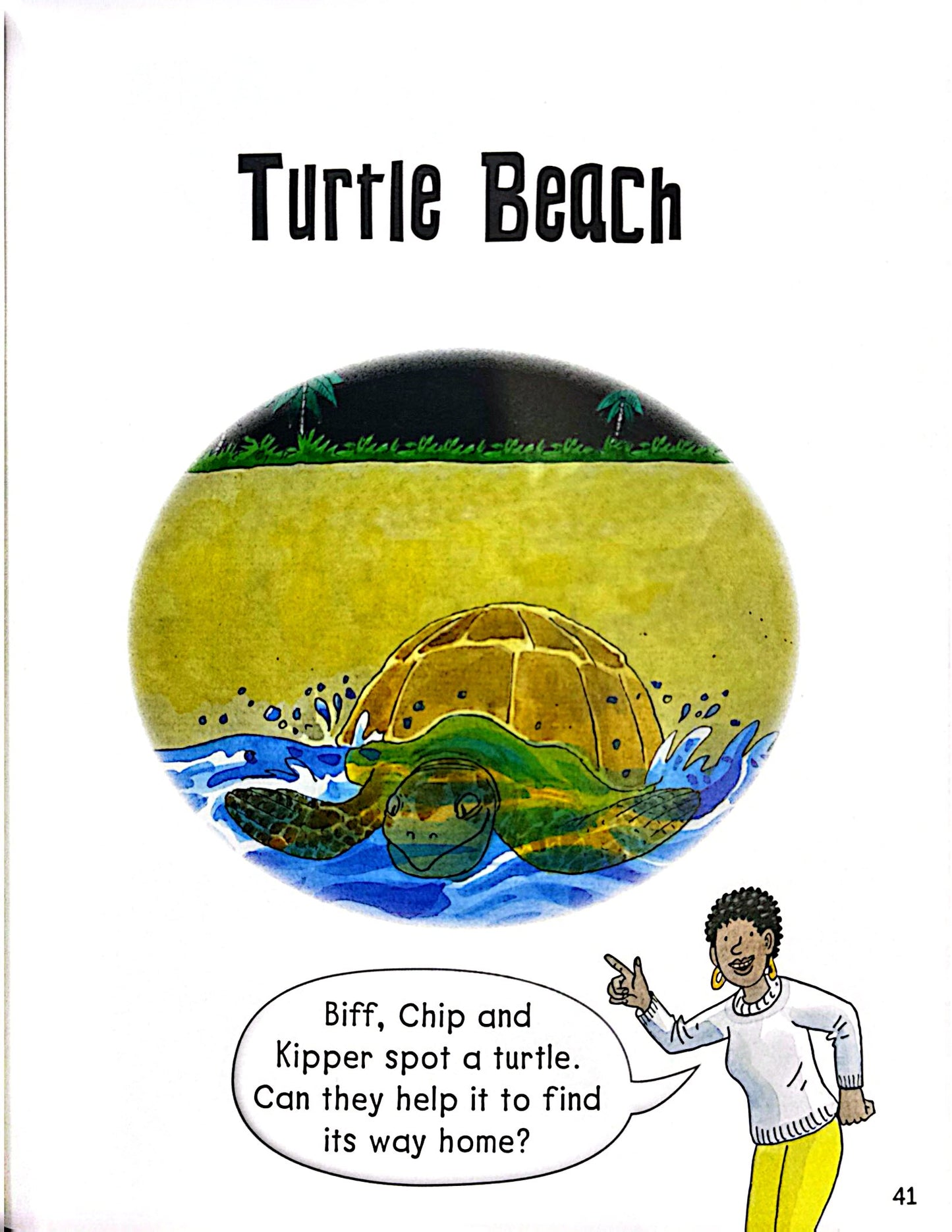 Read with Oxford: Stage 5: Biff, Chip and Kipper: Turtle Beach and Other Stories (Paperback)