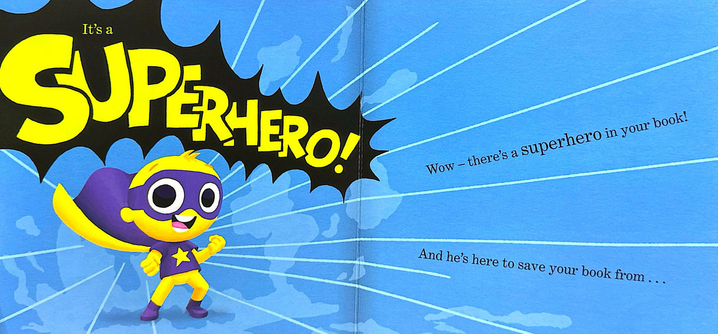 There's a Superhero in Your Book (Board book)