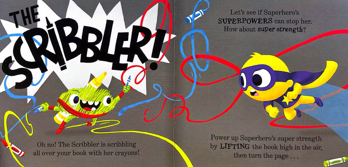 There's a Superhero in Your Book (Board book)