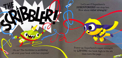There's a Superhero in Your Book (Board book)