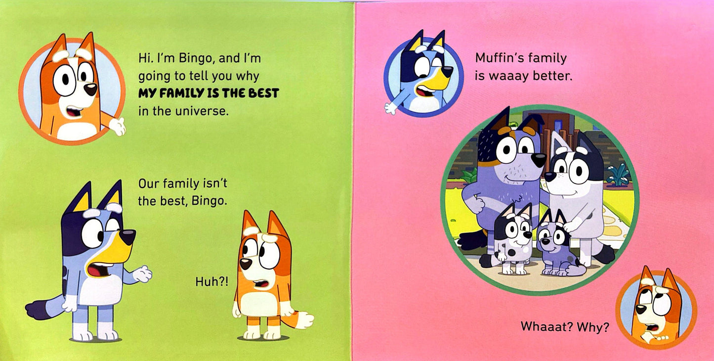 Bluey: I Love My Family (Board book)