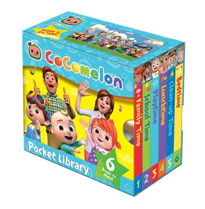 Little Learning Library: CoComelon Pocket Library (Board book)