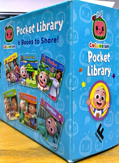Little Learning Library: CoComelon Pocket Library (Board book)