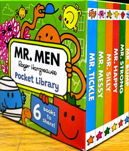 Little Learning Library: Mr. Men Pocket Library (Mr. Men and Little Miss) (Board book)