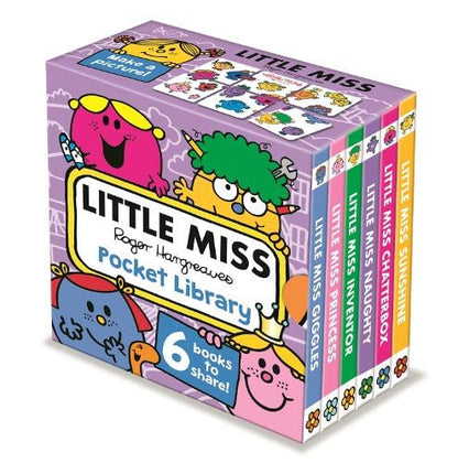 Little Learning Library: Little Miss Pocket Library (Mr. Men and Little Miss) (Board book)