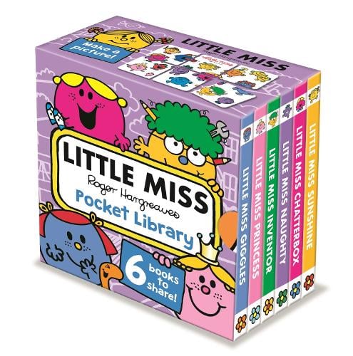 Little Learning Library: Little Miss Pocket Library (Mr. Men and Little Miss) (Board book)