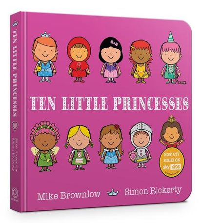 Ten Little Princesses (Board book)