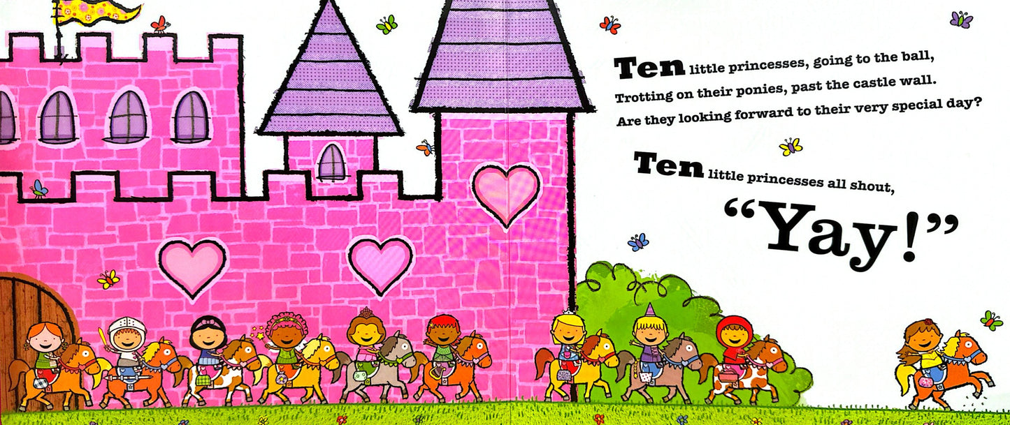 Ten Little Princesses (Board book)