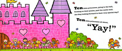 Ten Little Princesses (Board book)