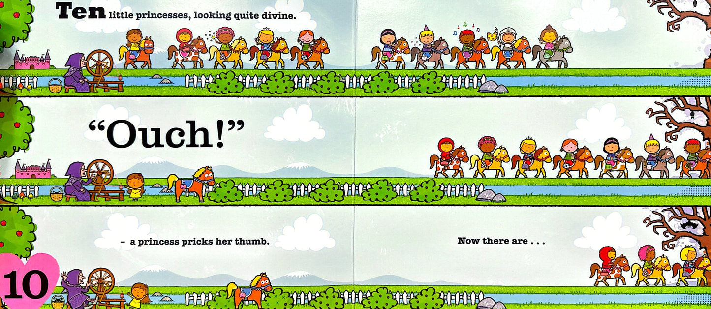 Ten Little Princesses (Board book)