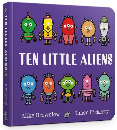 Ten Little Aliens Board Book (Board book)