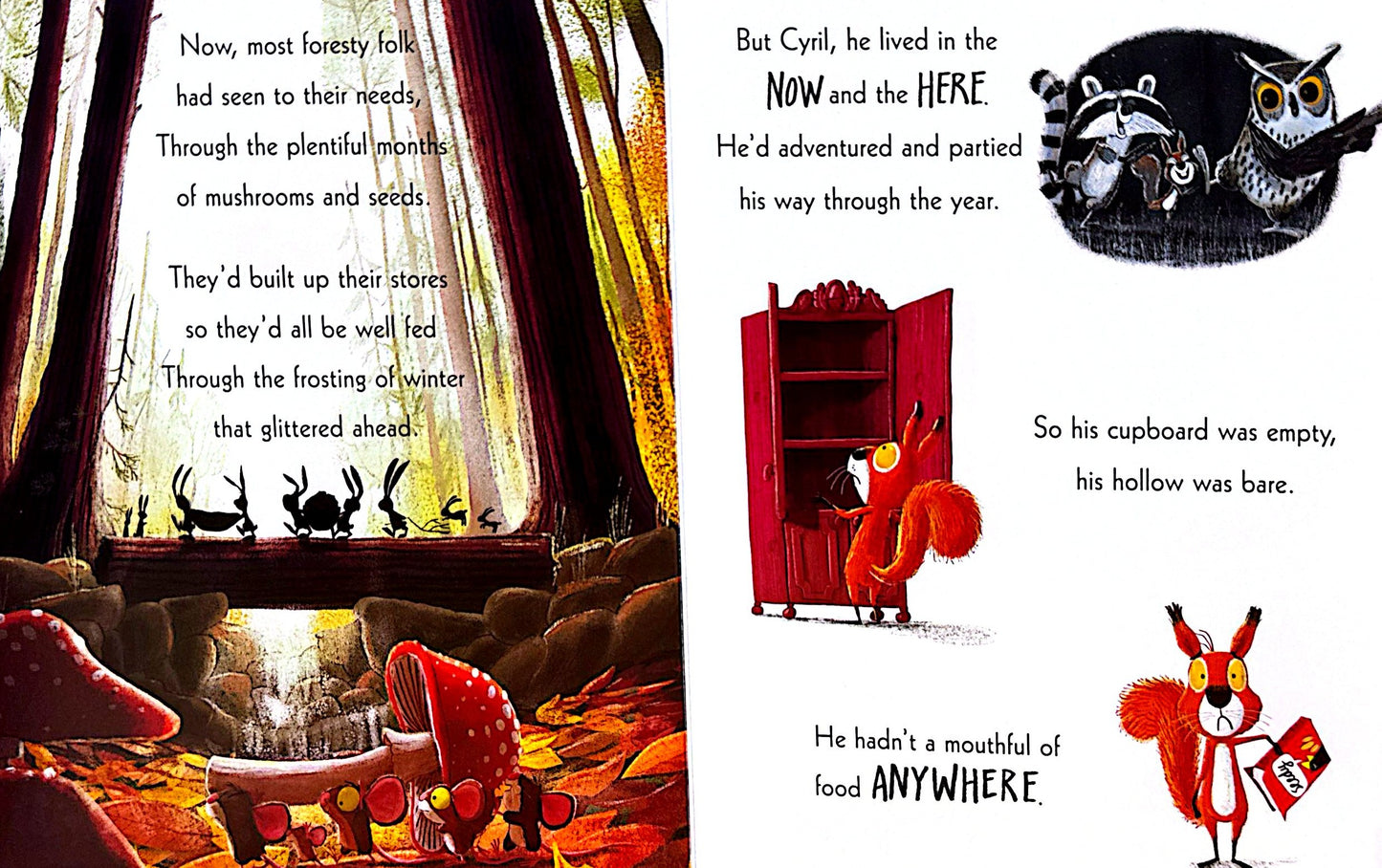 The Squirrels Who Squabbled (Board book)