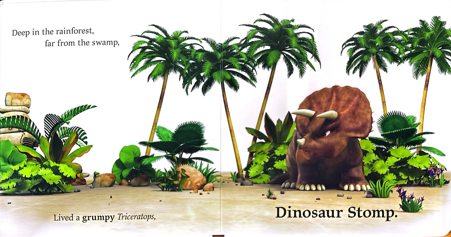 World of Dinosaur Roar!: Dinosaur Stomp! The Triceratops: Book 4 (Board book)