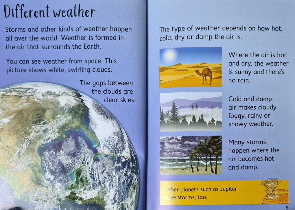 Usborne Beginners: Storms and Hurricanes (Hardback)