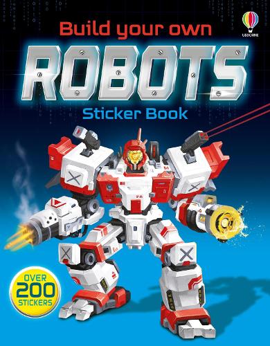 Build Your Own Robots Sticker Book (Paperback)