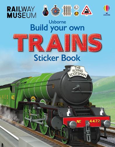 Build Your Own Trains Sticker Book (Paperback)