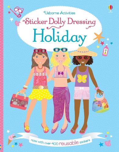 Sticker Dolly Dressing Holiday (Paperback)