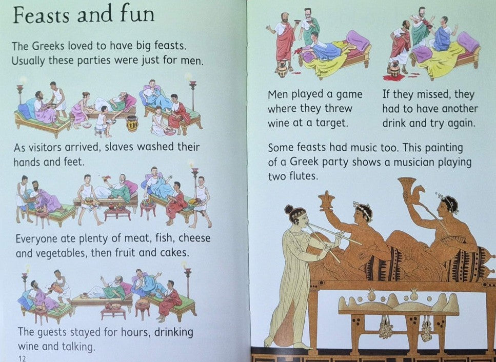 Usborne Beginners: Ancient Greeks (Hardback)