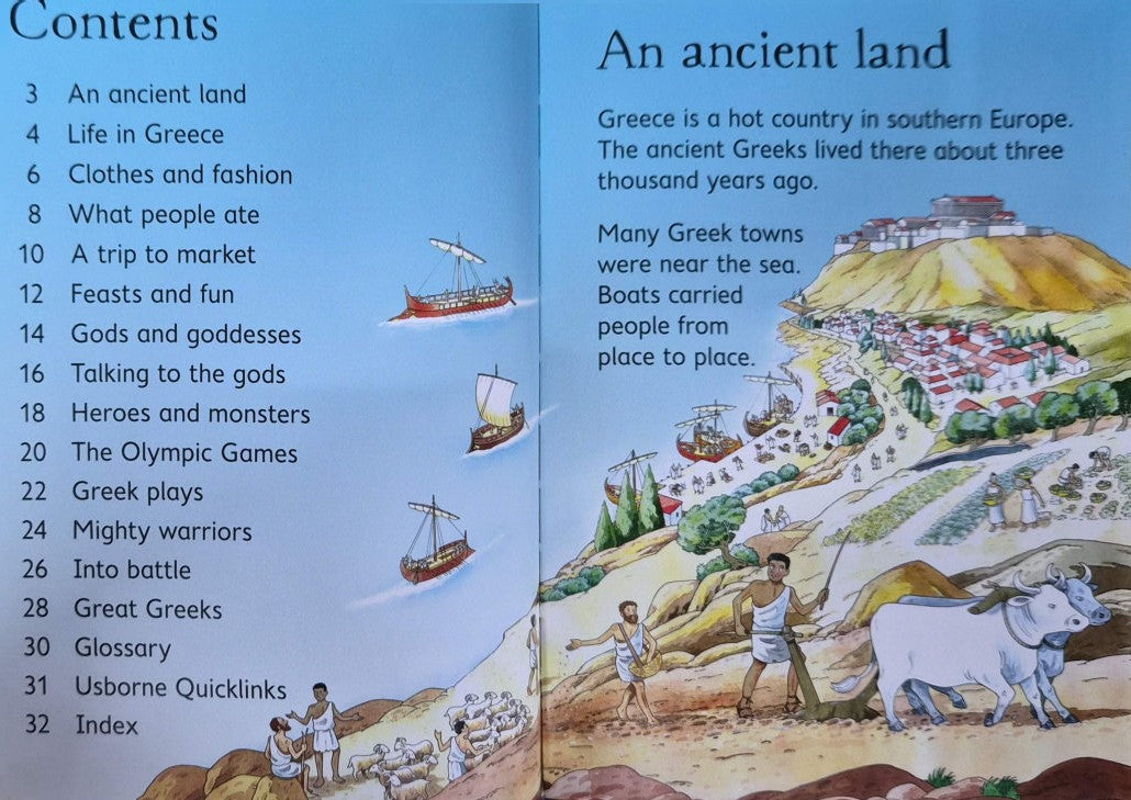 Usborne Beginners: Ancient Greeks (Hardback)