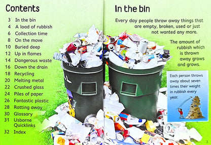 Usborne Beginners: Rubbish and Recycling (Hardback)
