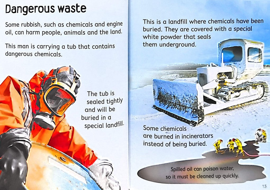 Usborne Beginners: Rubbish and Recycling (Hardback)