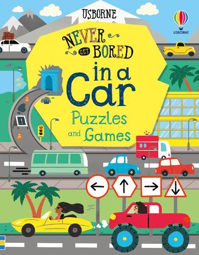 Never Get Bored in a Car Puzzles & Games (Paperback)