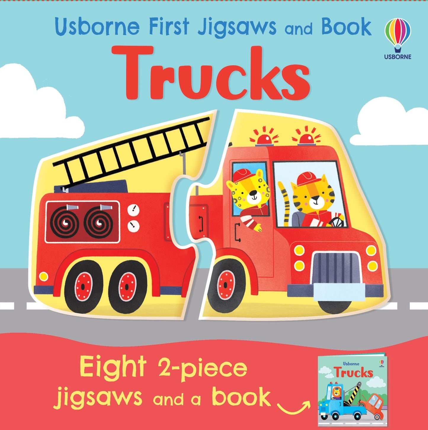 Usborne: First Jigsaws and Book: Trucks