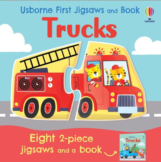 Usborne: First Jigsaws and Book: Trucks