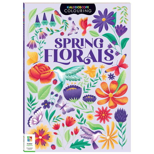 Kaleidoscope Colouring Spring Florals (Paperback)