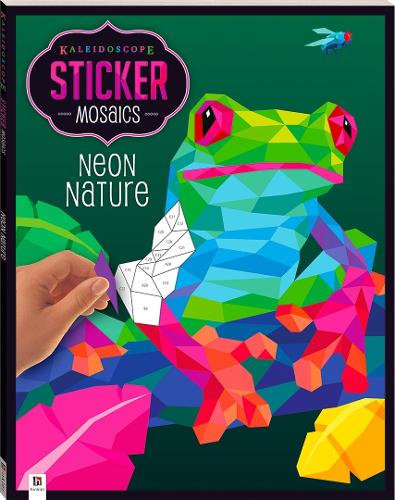 Kaleidoscope Sticker Mosaics: Neon Nature (Paperback)