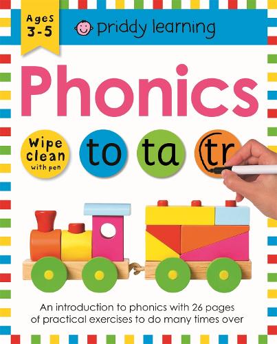 Priddy: Wipe Clean Workbook: Phonics (Paperback)
