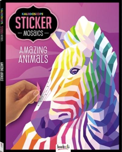Kaleidoscope Sticker Mosaics Amazing Animals (Paperback)