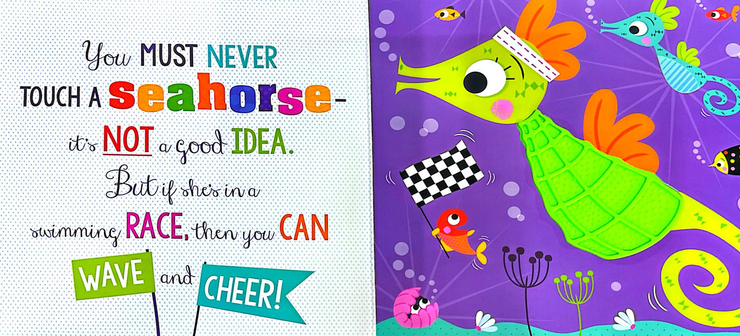Never Touch a Shark! (Board book)