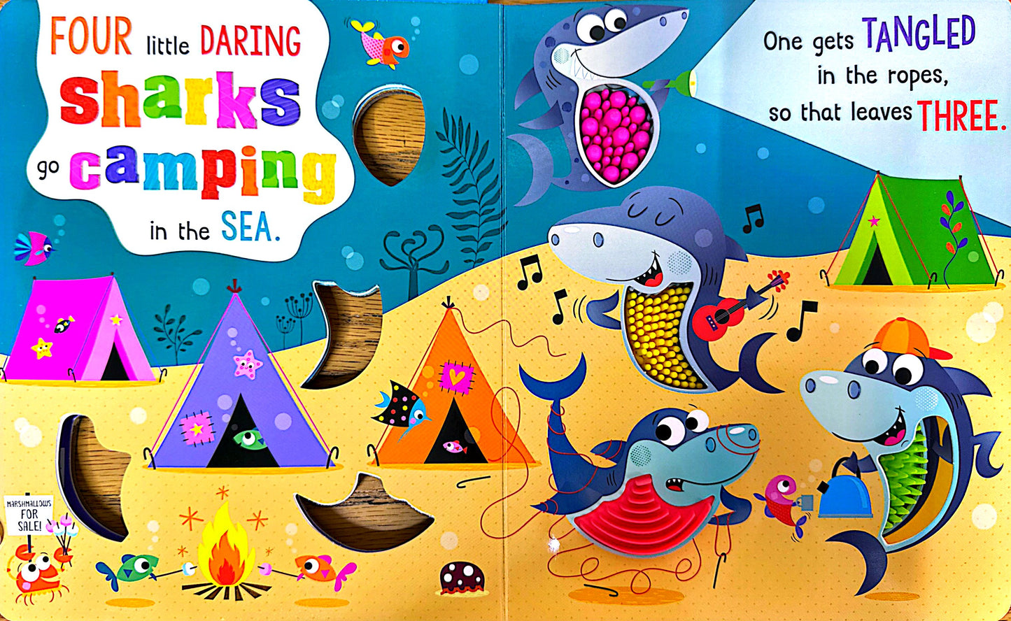 Never Touch The Sharks (Board book)