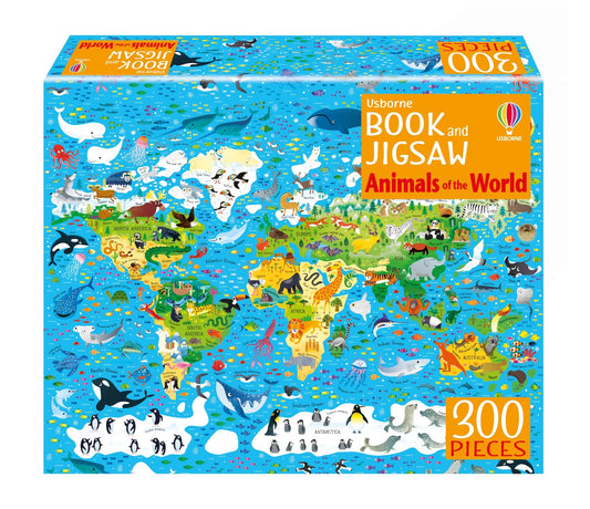Usborne: Book and Jigsaw Animals of the World