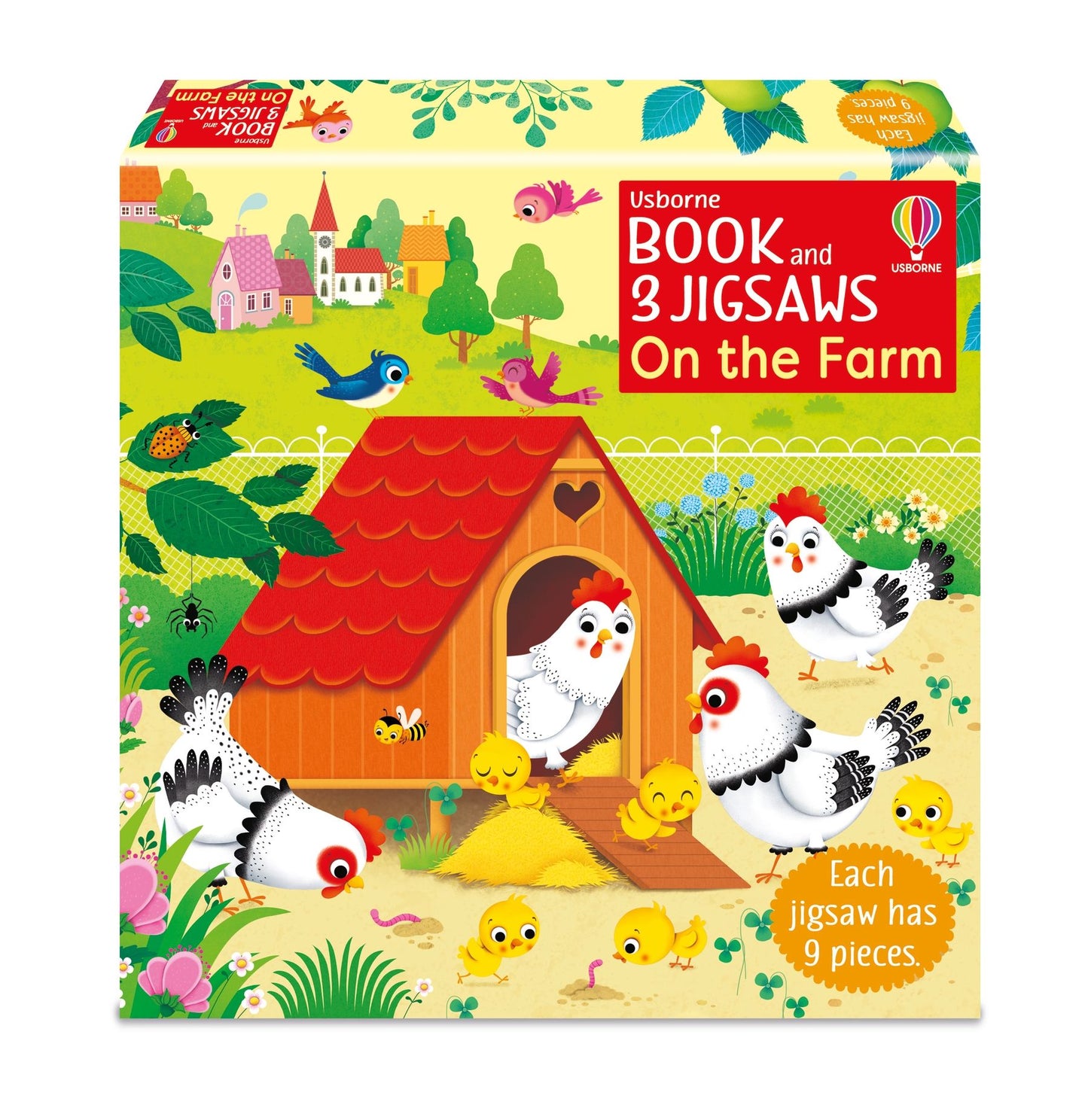 Usborne: Book and 3 Jigsaws: On the Farm
