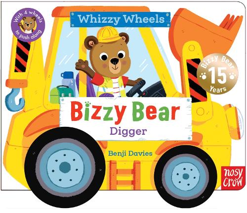 Bizzy Bear Whizzy Wheels (Push, Pull, Slide Book) (Board book)