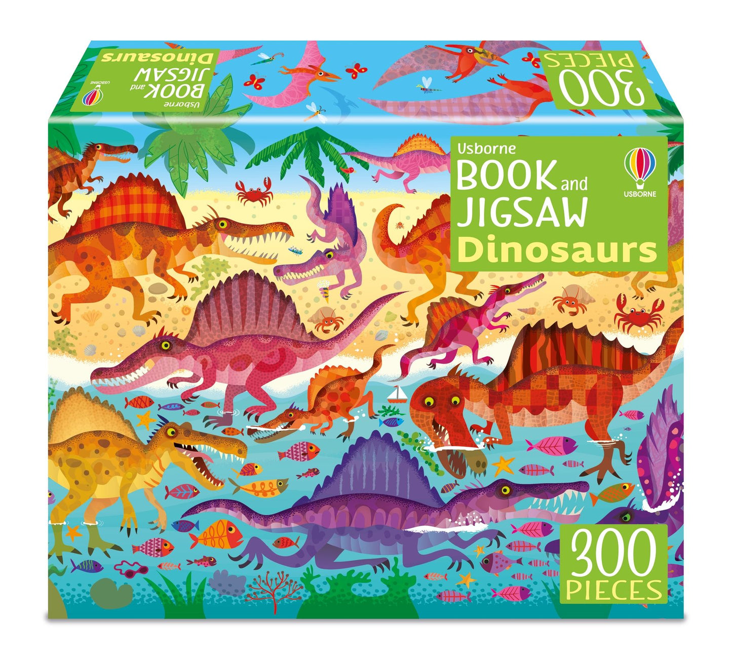 Usborne: Book and Jigsaw Dinosaurs