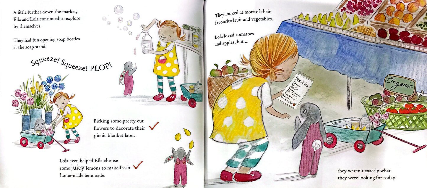 Hop Lola Hop: A Yummy Market Day Adventure (Paperback)
