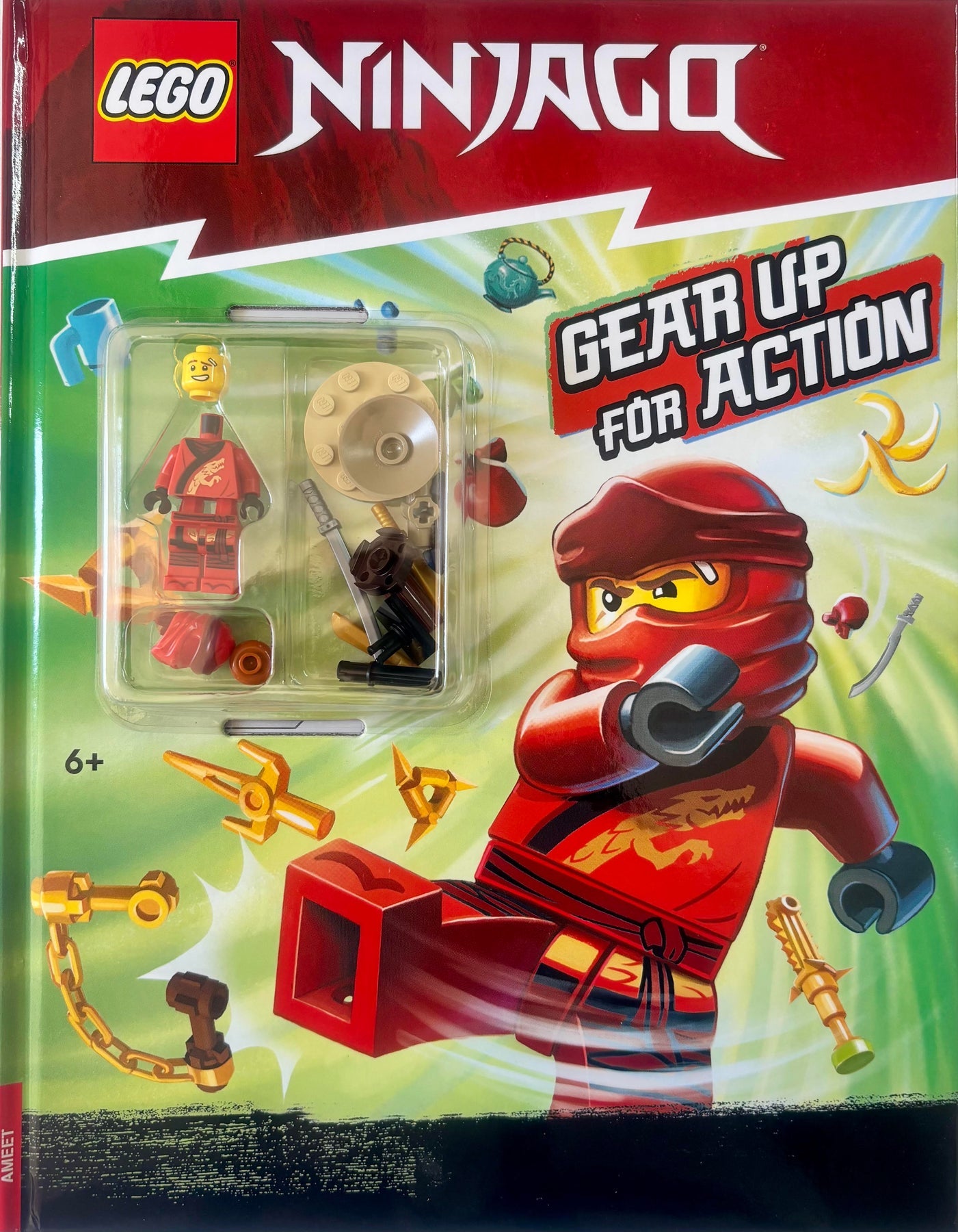 Lego Ninjago: Ninjago Gear Up For Action Activity Book (with Ninjago Minifigure)