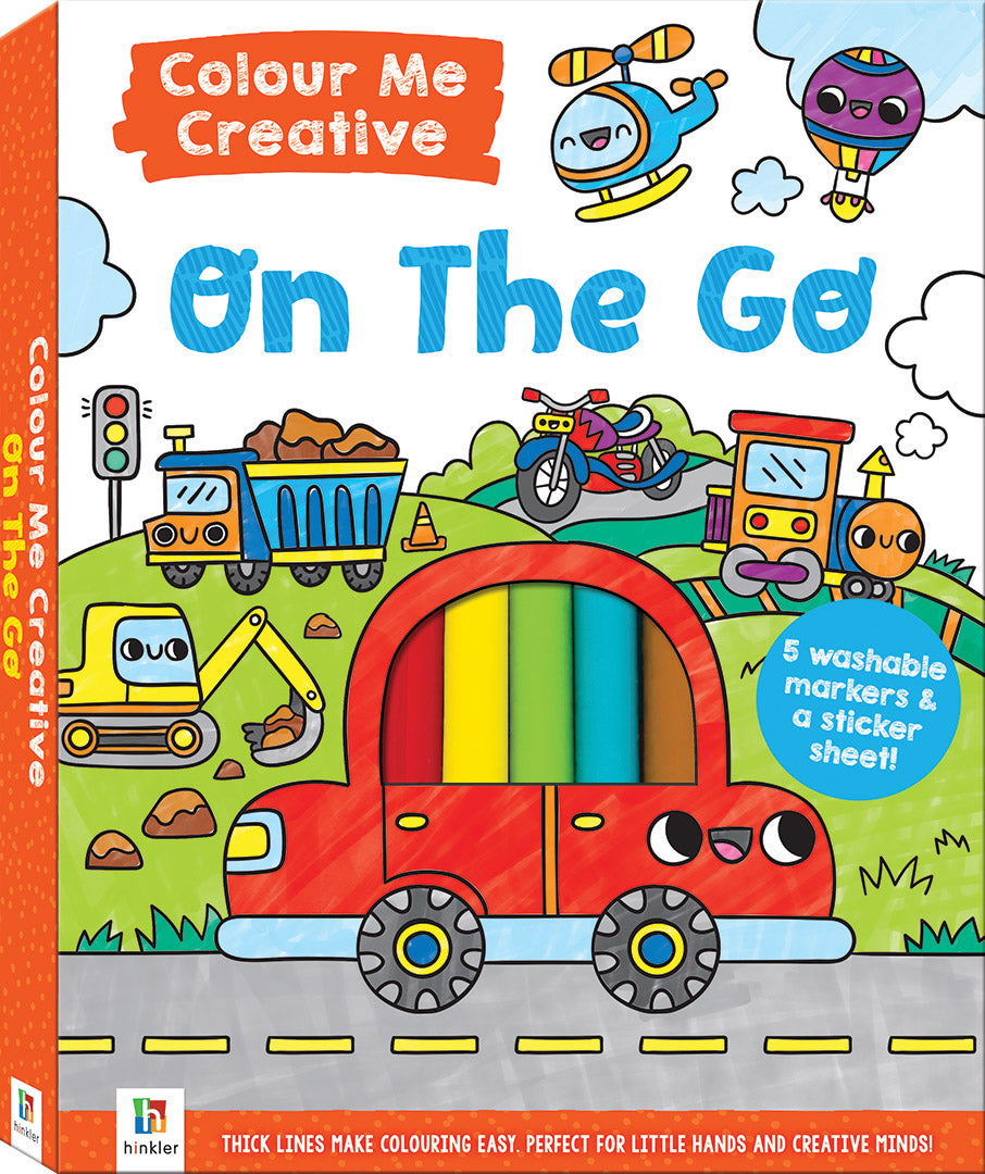 Colour Me Creative: On the Go (Hardback)