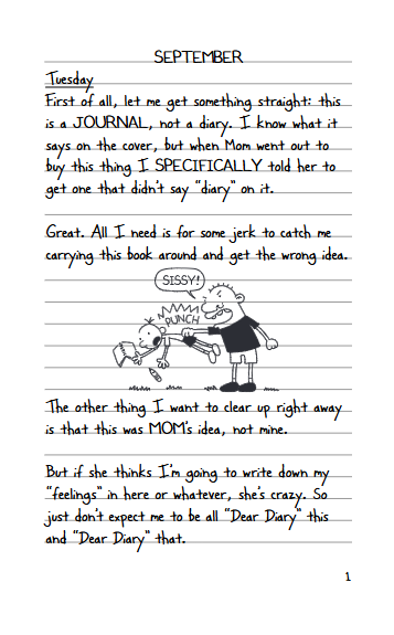 Diary of a Wimpy Kid (Book 1) (Paperback)