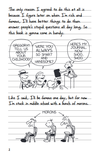 Diary of a Wimpy Kid (Book 1) (Paperback)