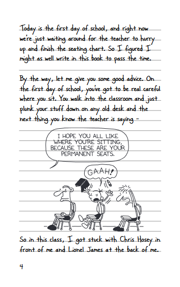 Diary of a Wimpy Kid (Book 1) (Paperback)